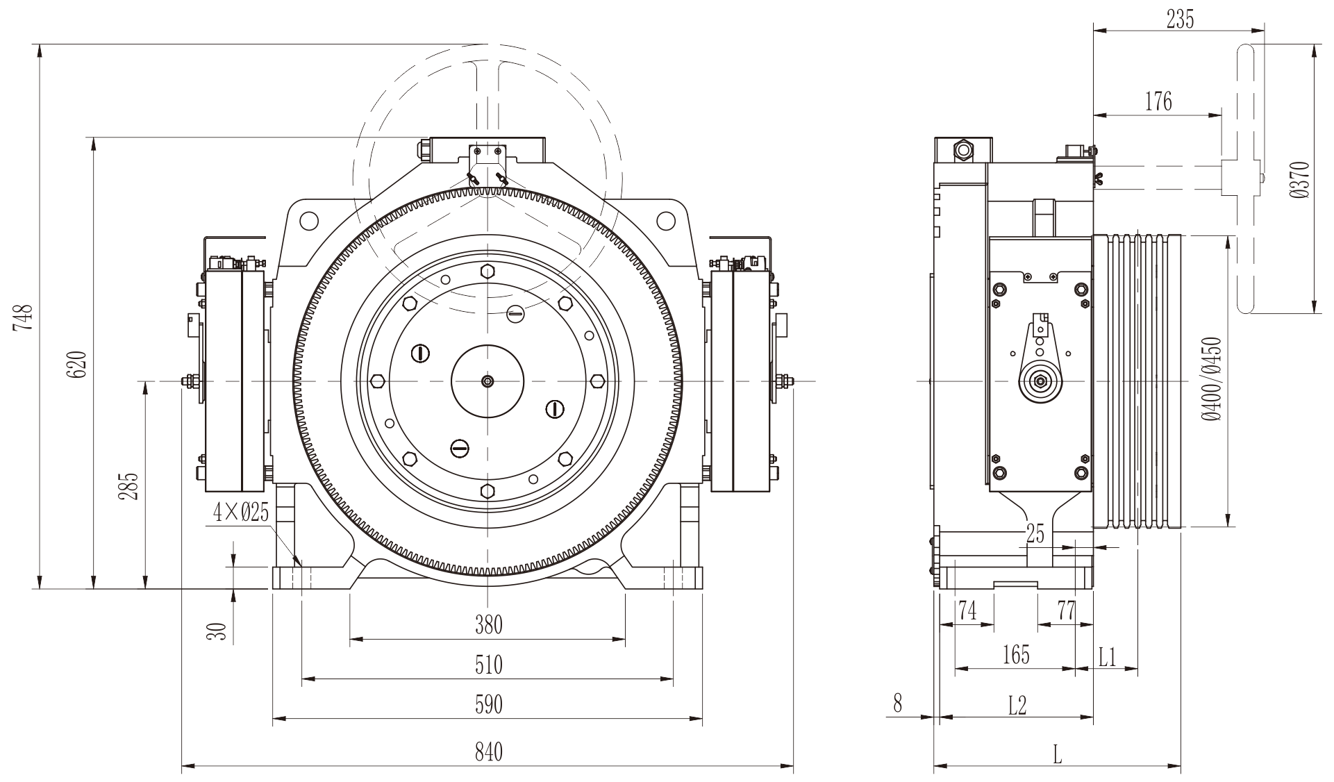 MonaDrive MCK300 Teknik Çizim
