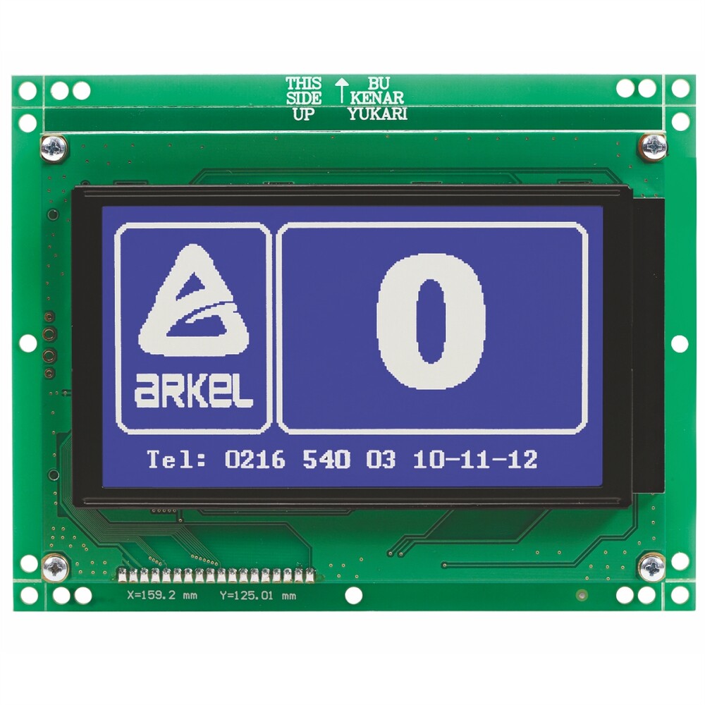 ARKEL -LCD240128A-P GÖSTERGE 114X64MM - Thumbnail